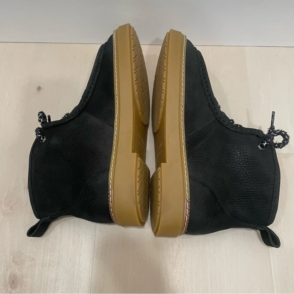 Cole Haan Women's 7.5 B All Day Summit Chukka Bootie Black Boots